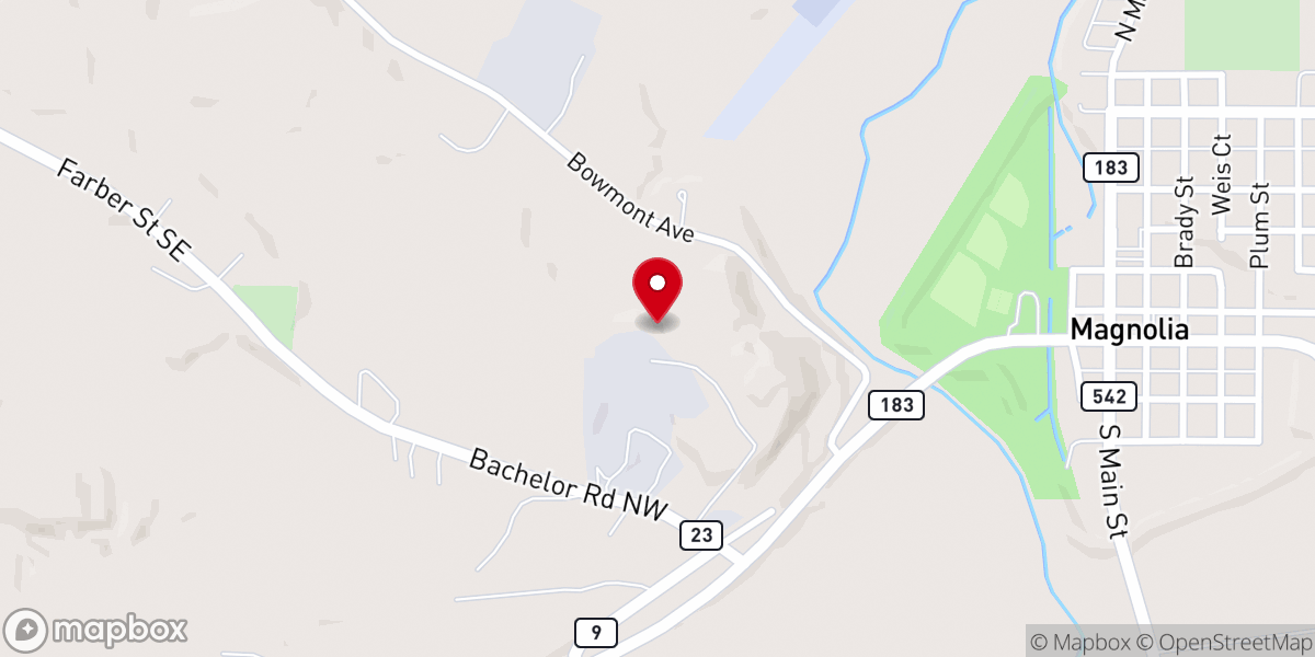 Map showing location of Everlasting Equine Ministries