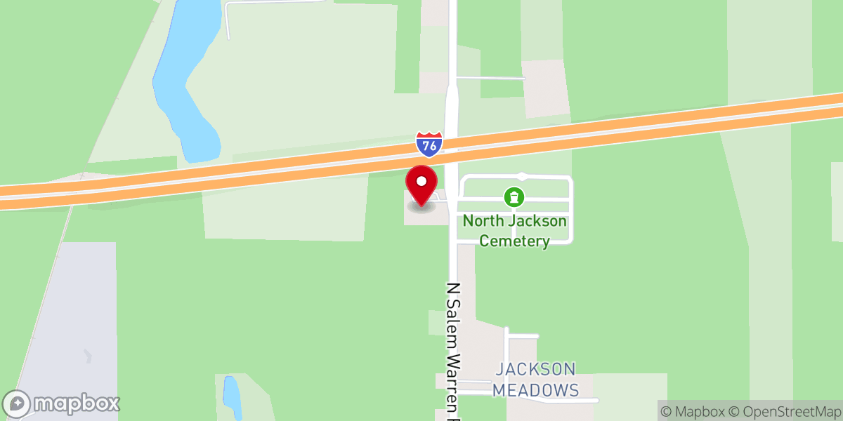Map showing location of Gethsemane Lutheran Church