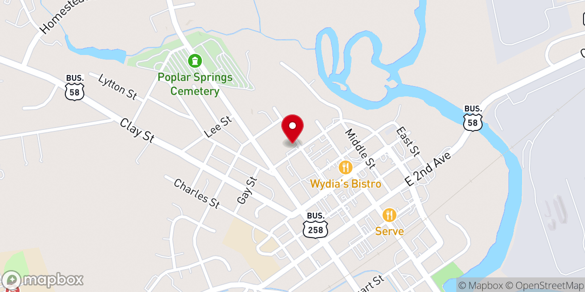 Map showing location of On The Move For God Apostolic Ministries