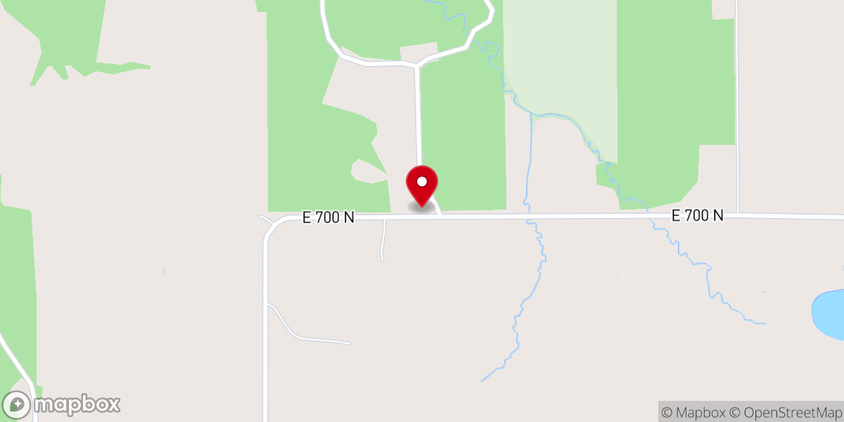 Map showing location of Pine Creek Camp