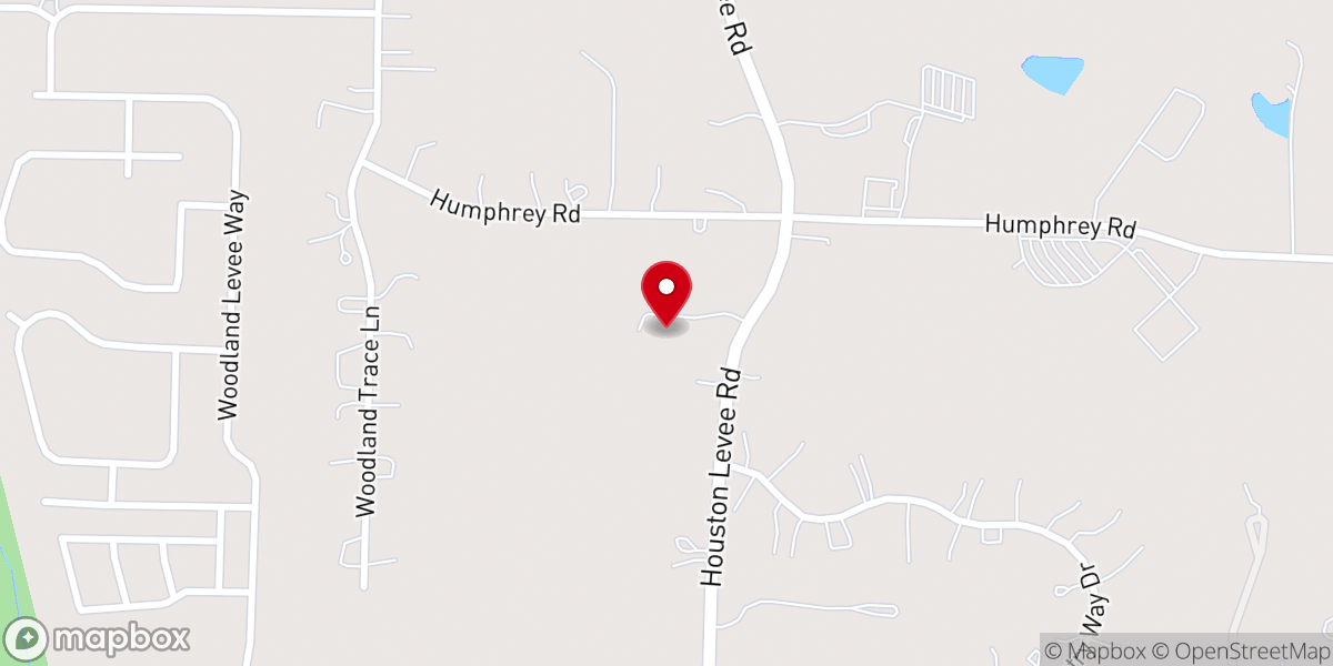 Map showing location of Heritage Baptist Church