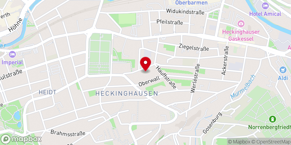 Map showing location of St. Elisabeth