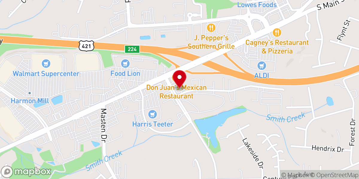 Map showing location of Liberty community christian church