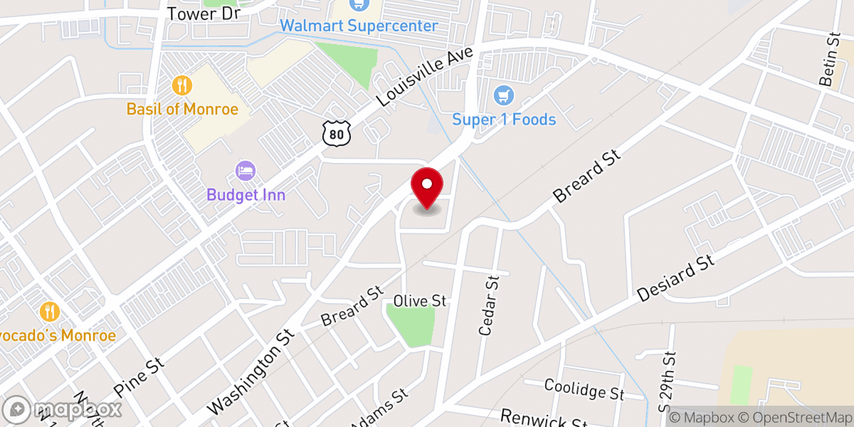 Map showing location of Macedonia Baptist Church