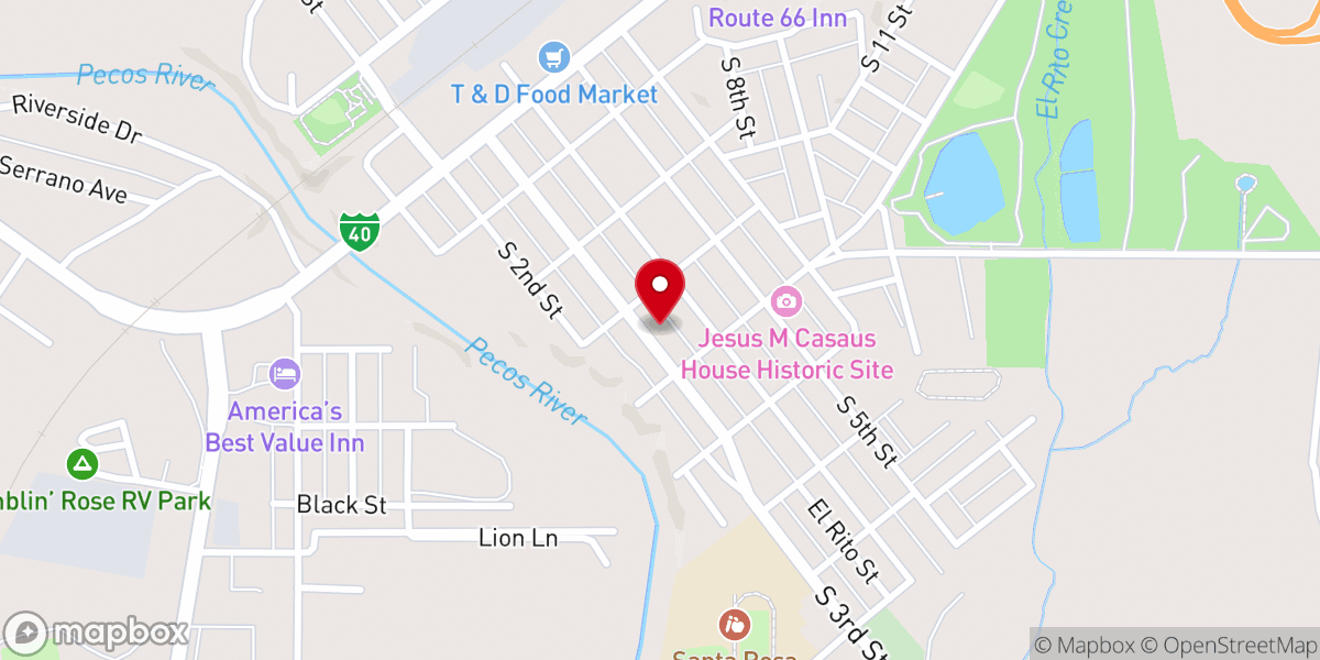 Map showing location of Sisters of St Joseph