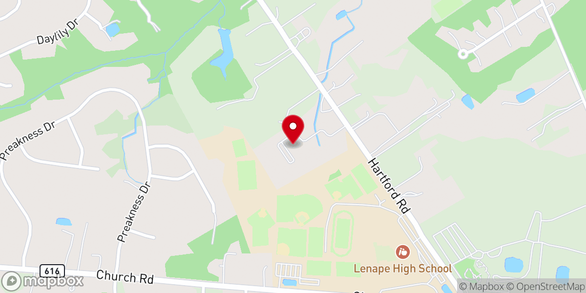Map showing location of St. Anthony Coptic Orthodox Church