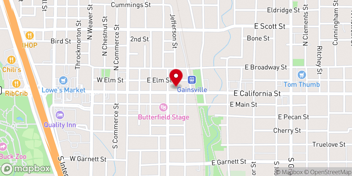 Map showing location of St Paul's Episcopal Church