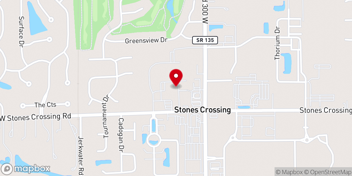 Map showing location of Mount Auburn Church