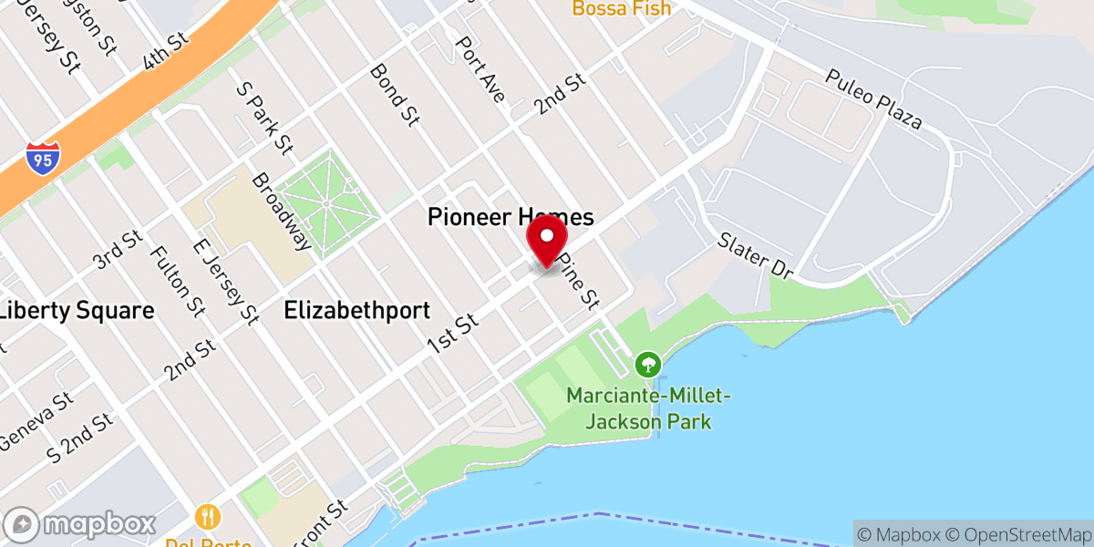 Map showing location of Mt Calvary United Church-God