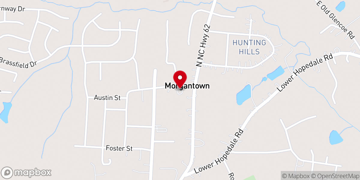 Map showing location of New Joy One Accord Holiness Church