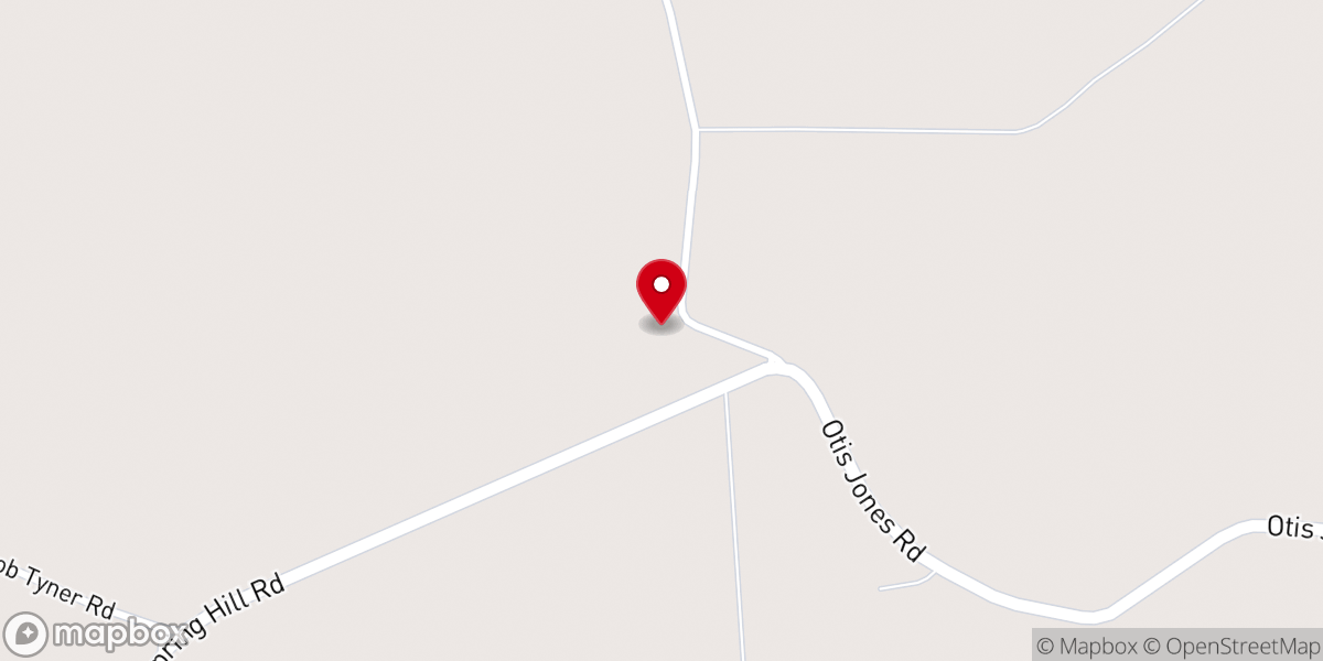 Map showing location of Olive Baptist Church