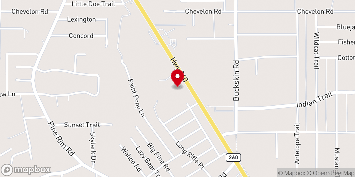 Map showing location of Bread of Life Ministries