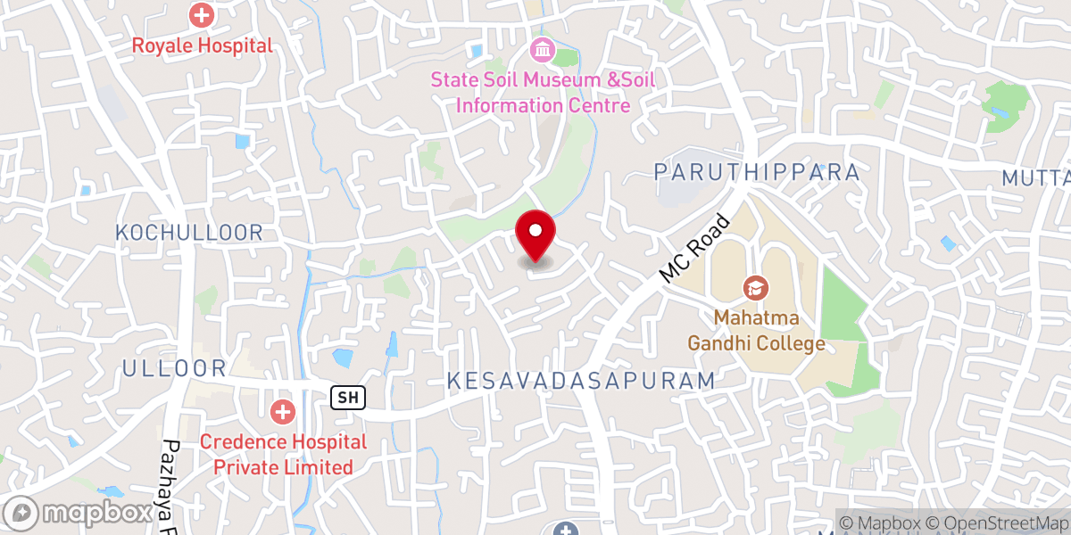Map showing location of Love Army Crusade Ministries Office