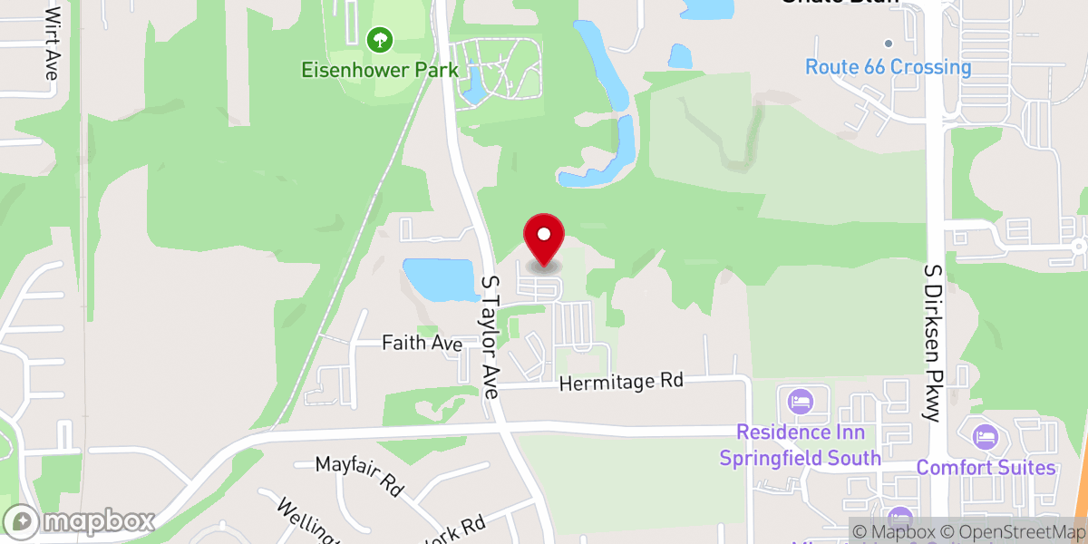 Map showing location of Exodus Church