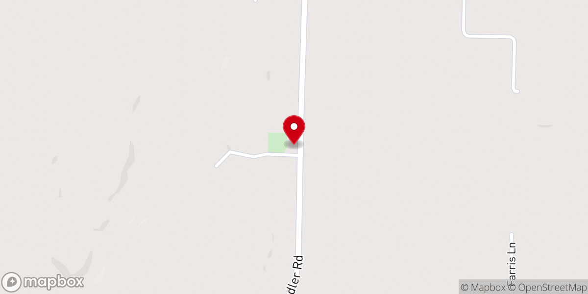 Map showing location of New Freedom Church