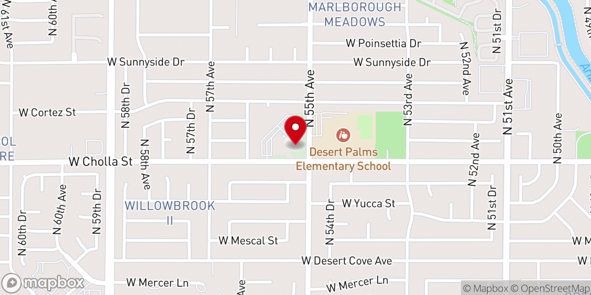 Map showing location of St Helen Catholic Church