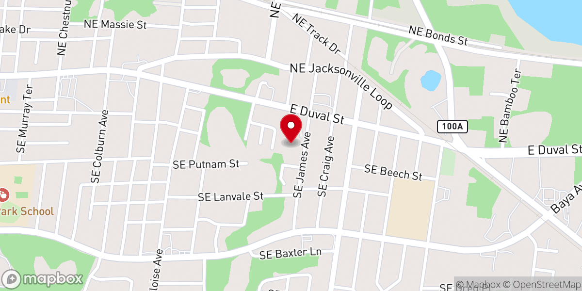 Map showing location of Church on The Way