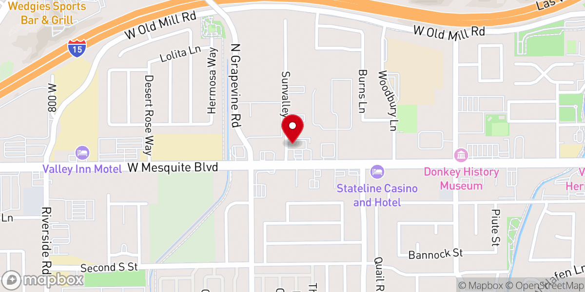 Map showing location of Catholic Thrift Store