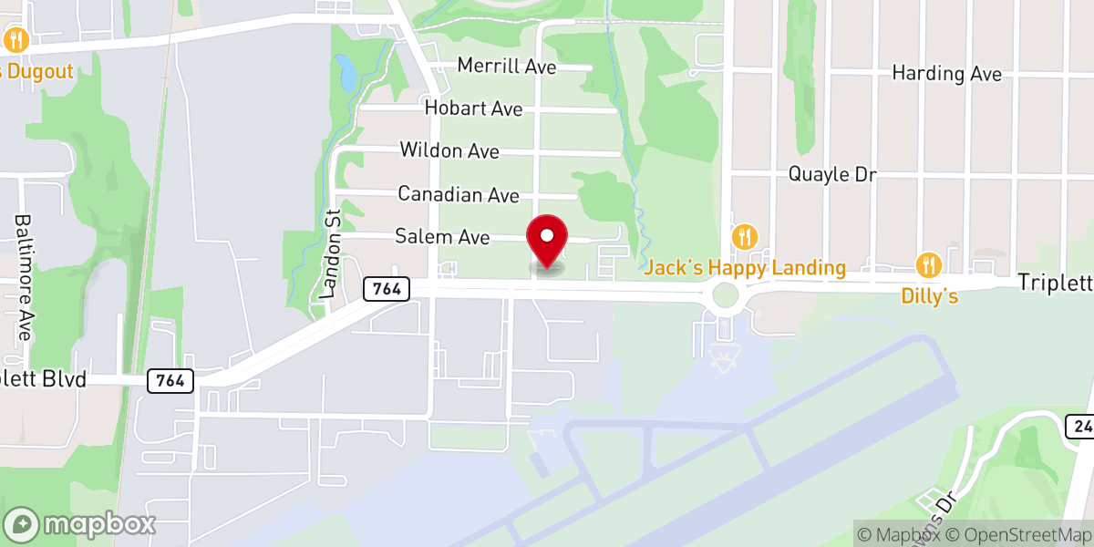 Map showing location of St Mary Anglican Catholic Church