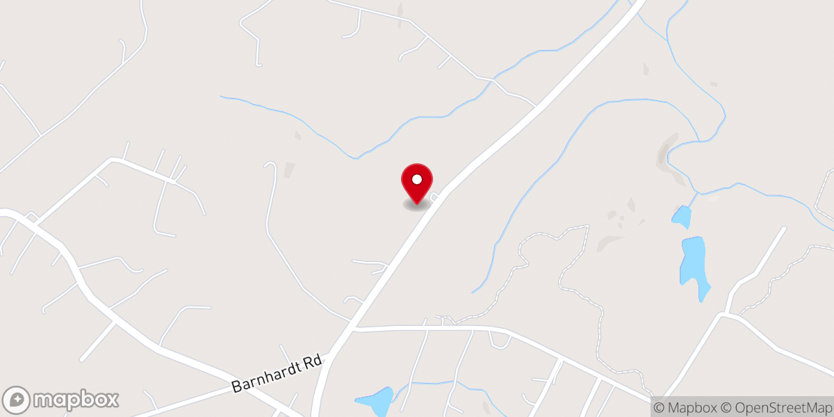 Map showing location of Mt. Pleasant Pentecostal Holiness Church