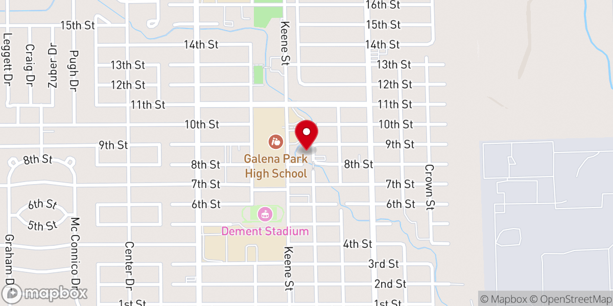 Map showing location of Iglesia Evangelica Cristiana Espiritual