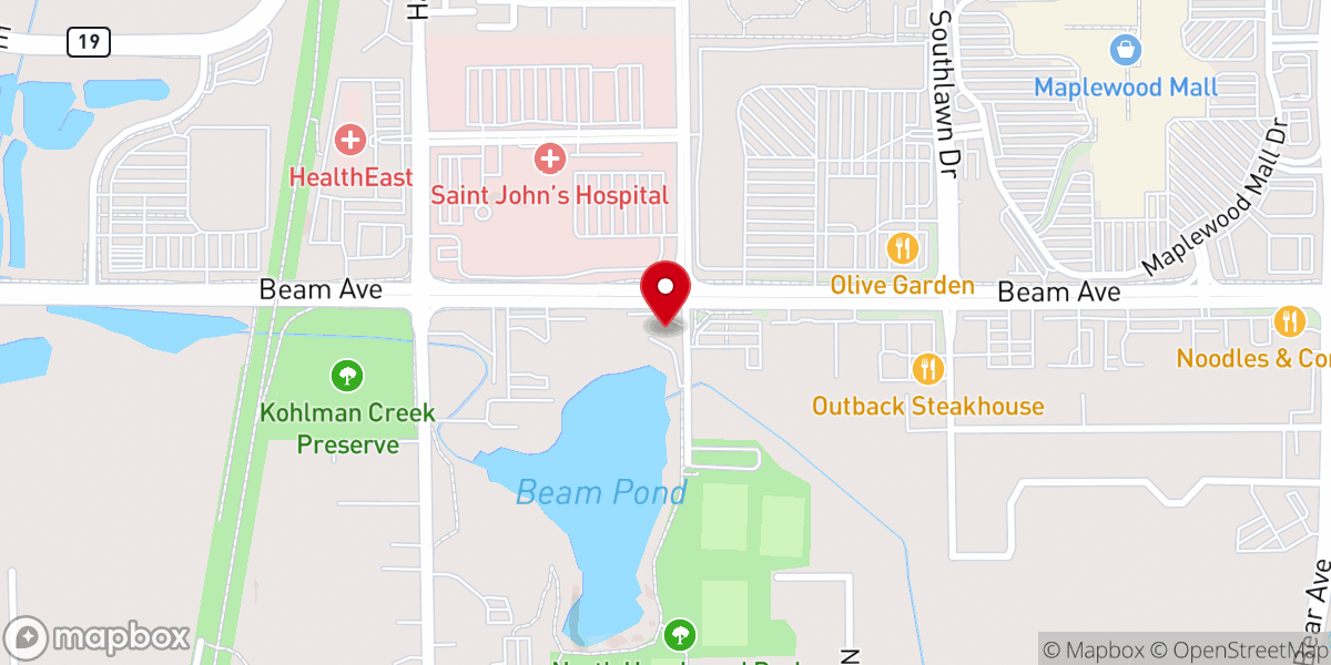 Map showing location of Rivers of Living Water Church