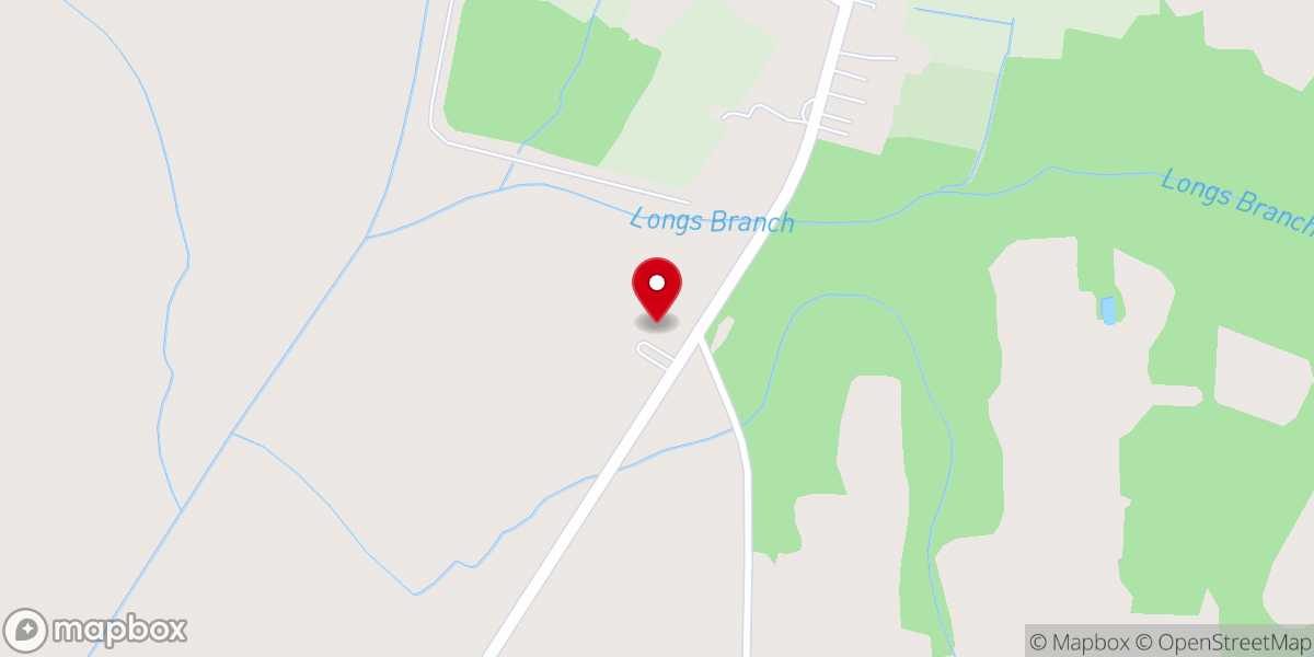 Map showing location of White's Chapel Missionary Baptist Church
