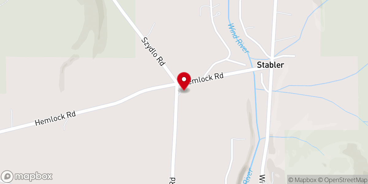 Map showing location of Little Church in the Valley