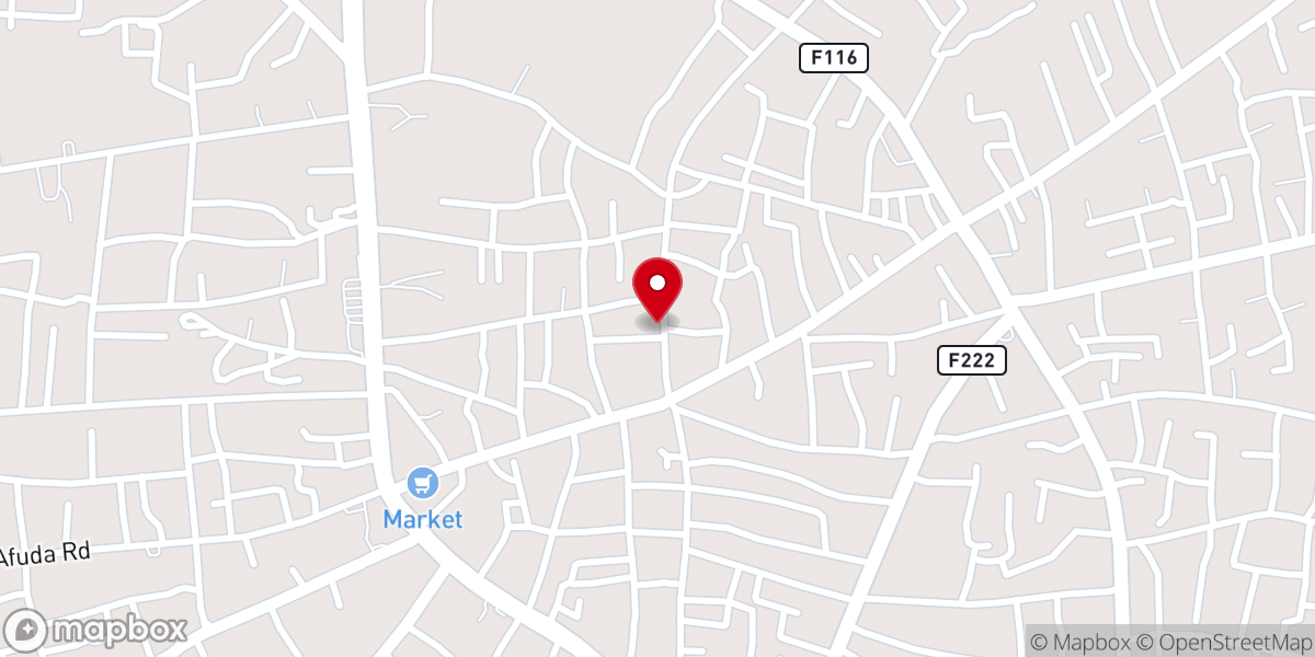 Map showing location of The Redeemed Christian Chruch Of God