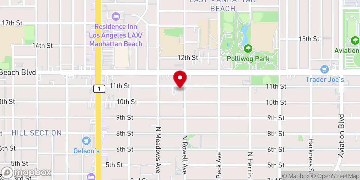 Map showing location of Trinity Lutheran