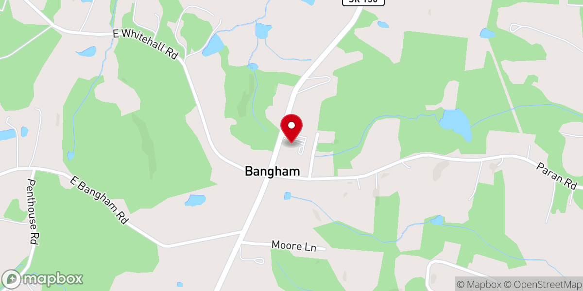 Map showing location of Bangham Heights Baptist Church