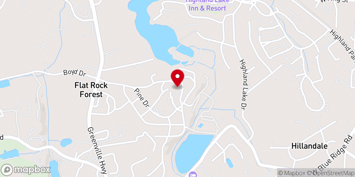 Map showing location of Bonclarken Conference Center