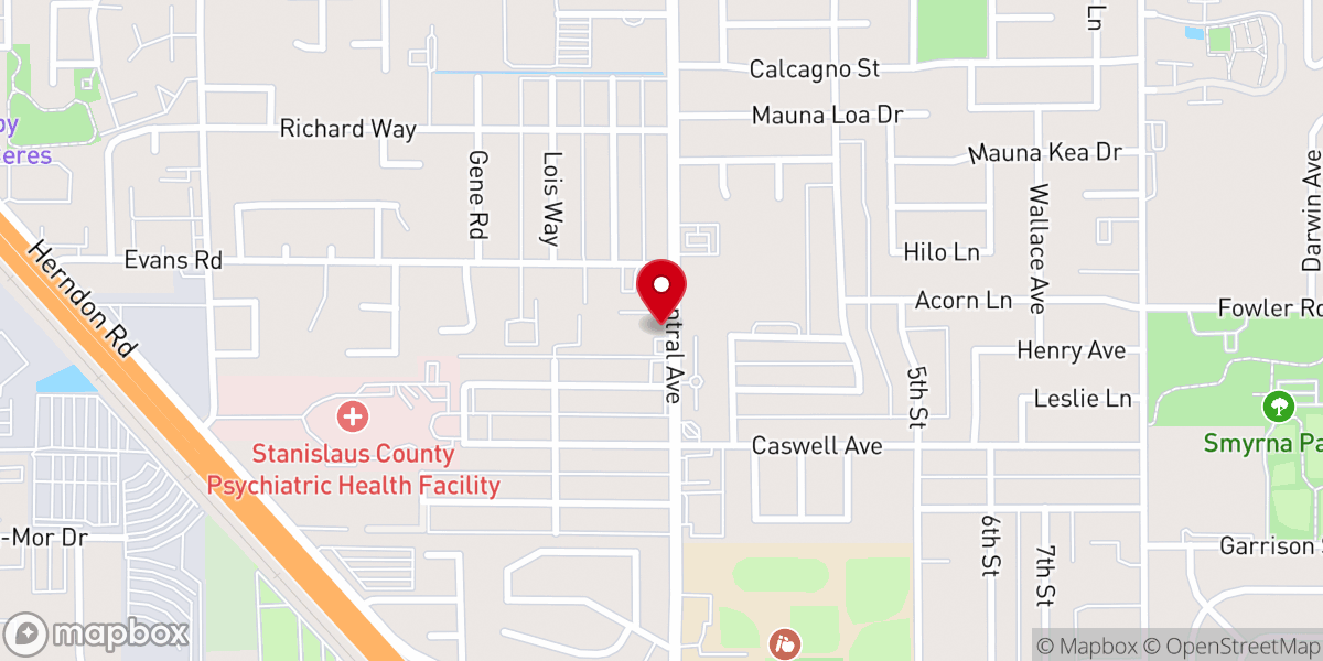Map showing location of Village Chapel-Free Will Baptist