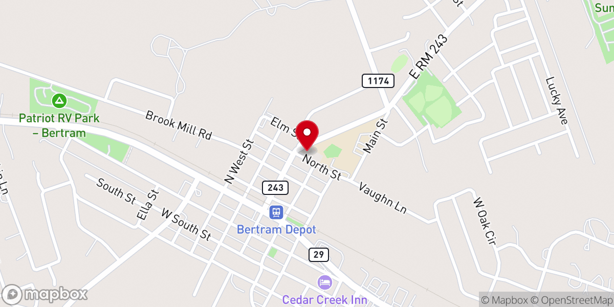 Map showing location of First United Methodist Church