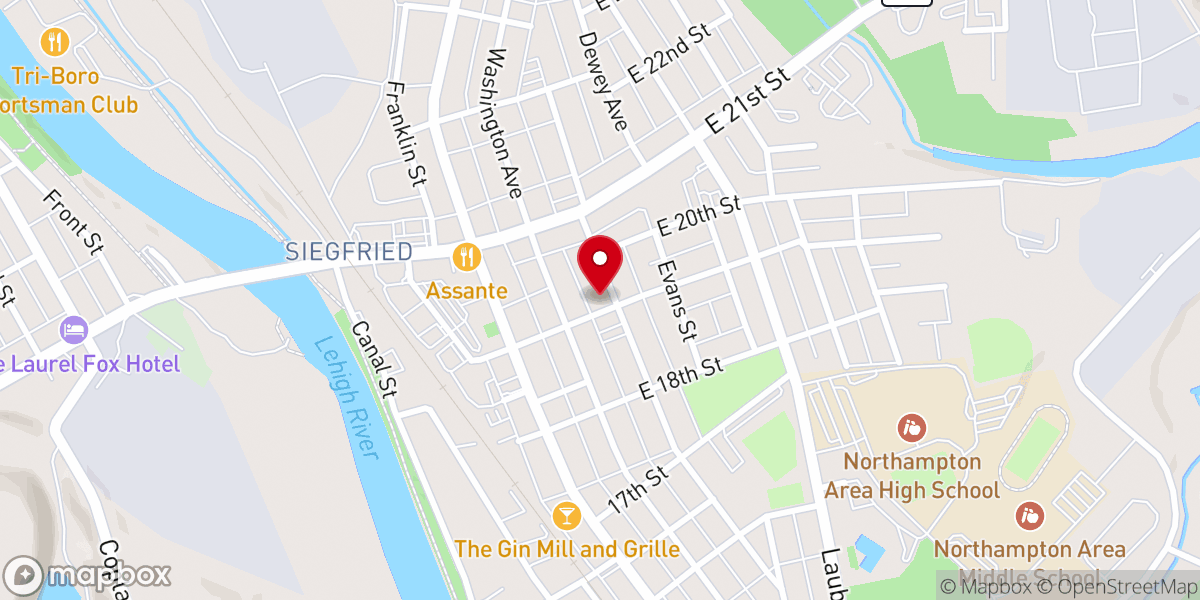 Map showing location of St Paul's UCC