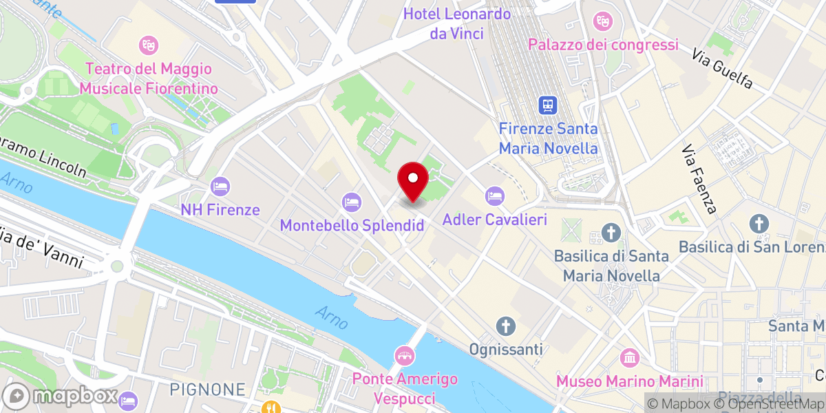 Map showing location of CEADAMIT - Chiesa Evangelica Assemblea di Dio Arca Missionaria Italiana a Firenze