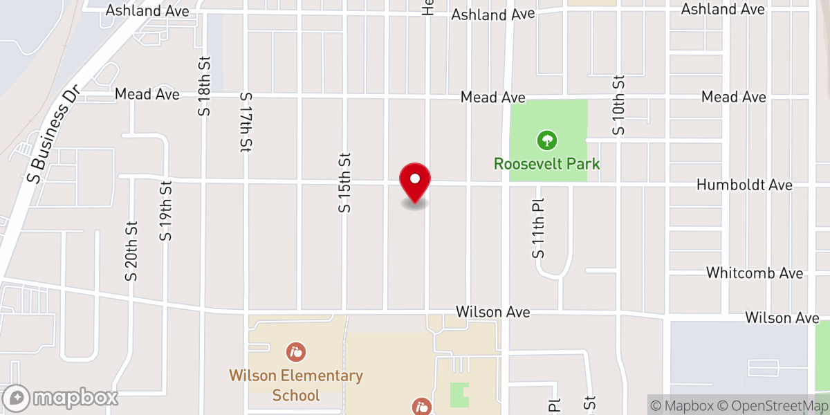 Map showing location of Immaculate Conception Catholic Church