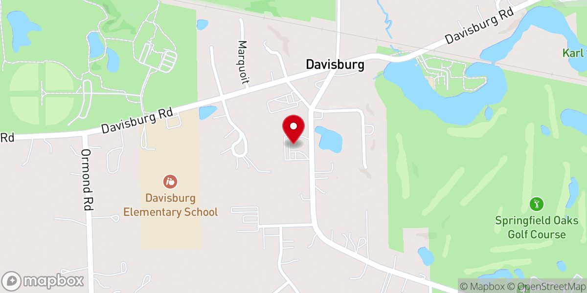 Map showing location of Springview Community Church