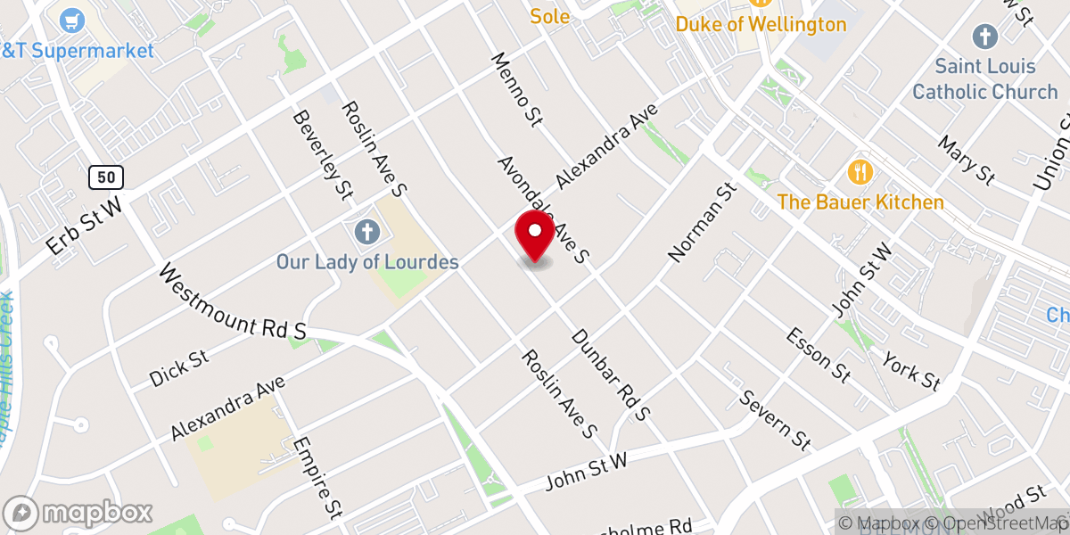 Map showing location of Christ The Saviour Antiochian Orthodox Church (English)