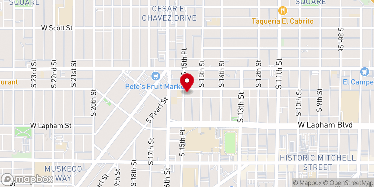 Map showing location of Ministerio Castillo Fuerte Inc