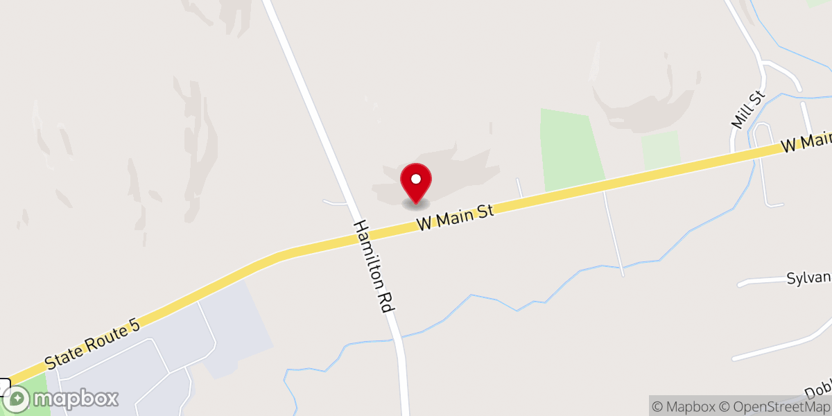 Map showing location of Calvary Bible Baptist Church
