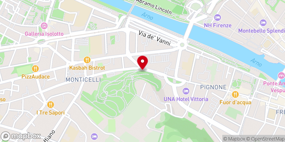 Map showing location of Cappella Di Villa Strozzi