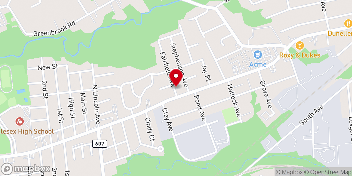 Map showing location of Calvary Chapel Middlesex