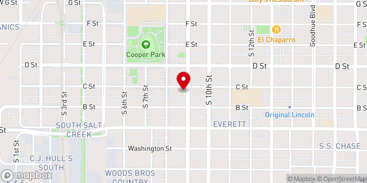 Map showing location of Quinn Chapel African Methodist Episcopal Church