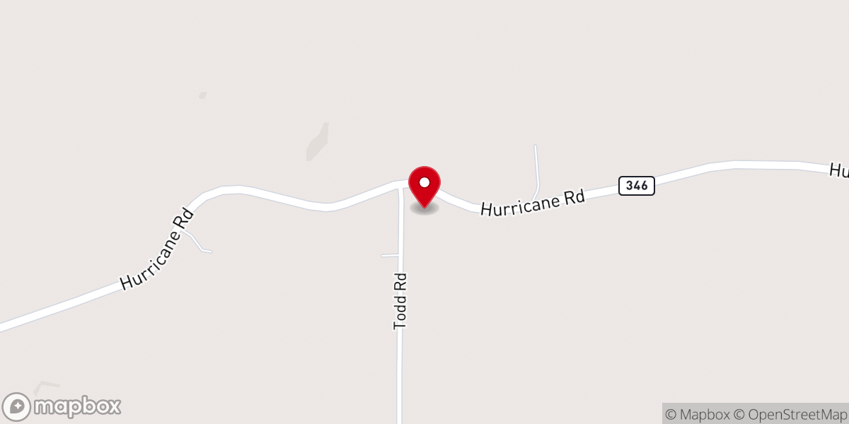 Map showing location of Sand Spring Church