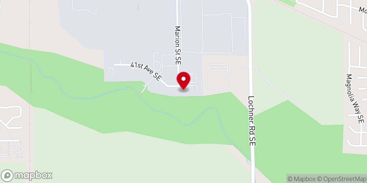 Map showing location of Willamette Valley First Responder Chaplains