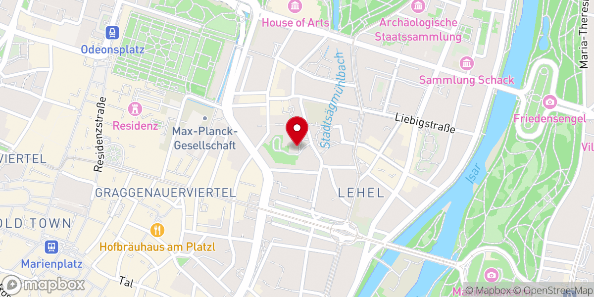 Map showing location of Franziskanerkloster