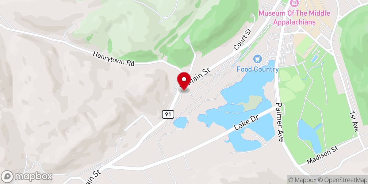 Map showing location of Northwood Fellowship Community Church