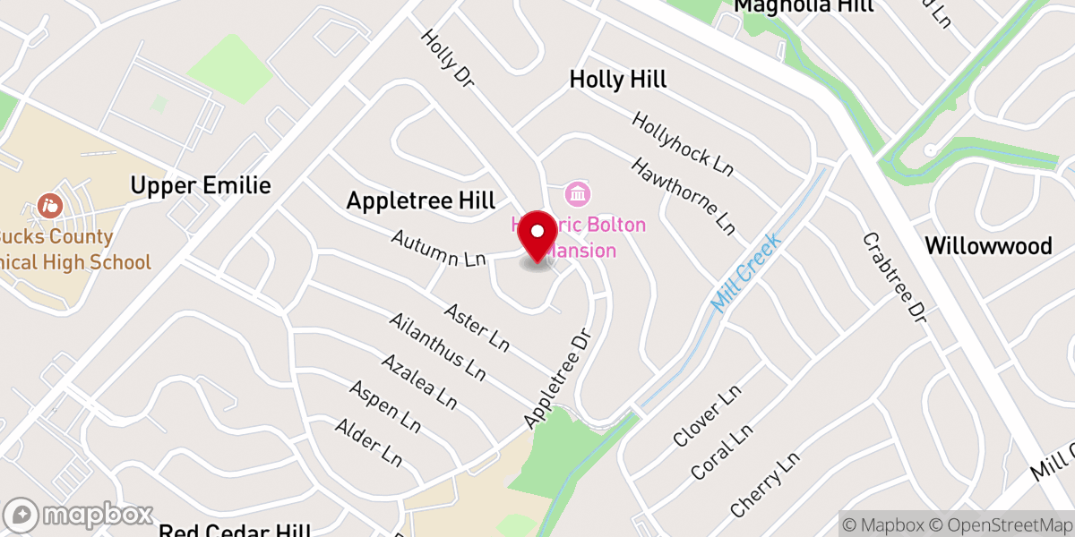 Map showing location of The Salvation Army Corps Community Center