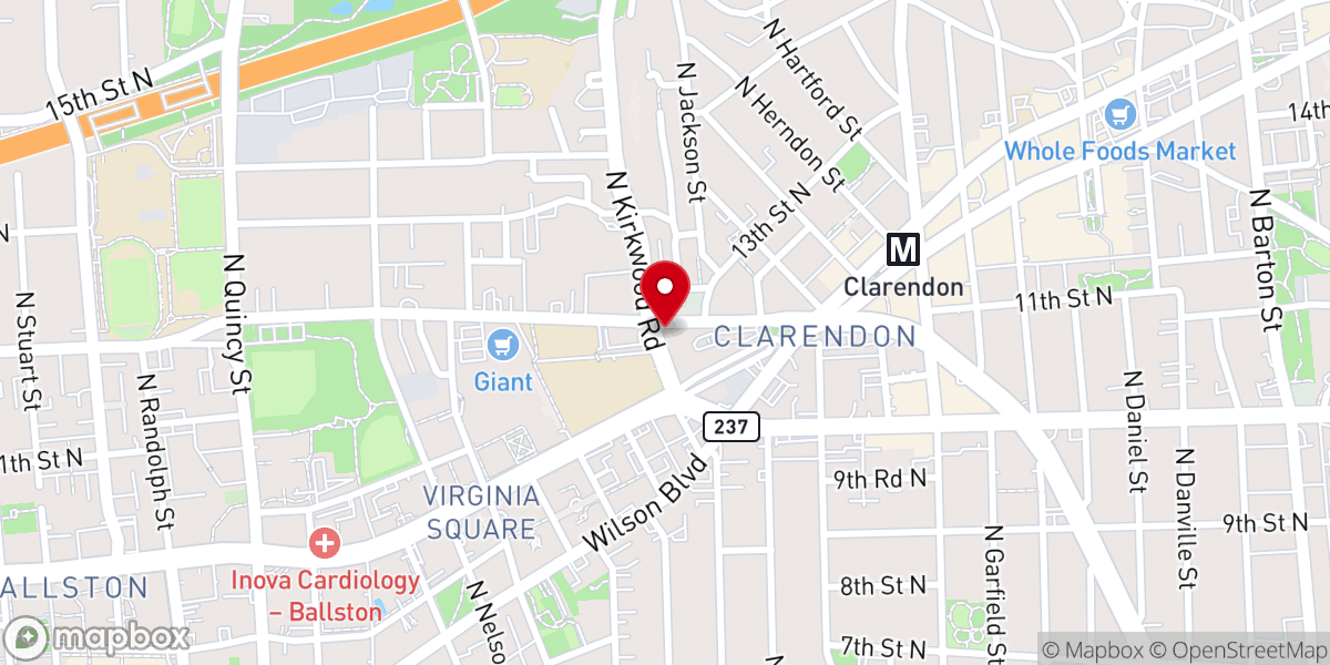 Map showing location of St. Charles Preschool